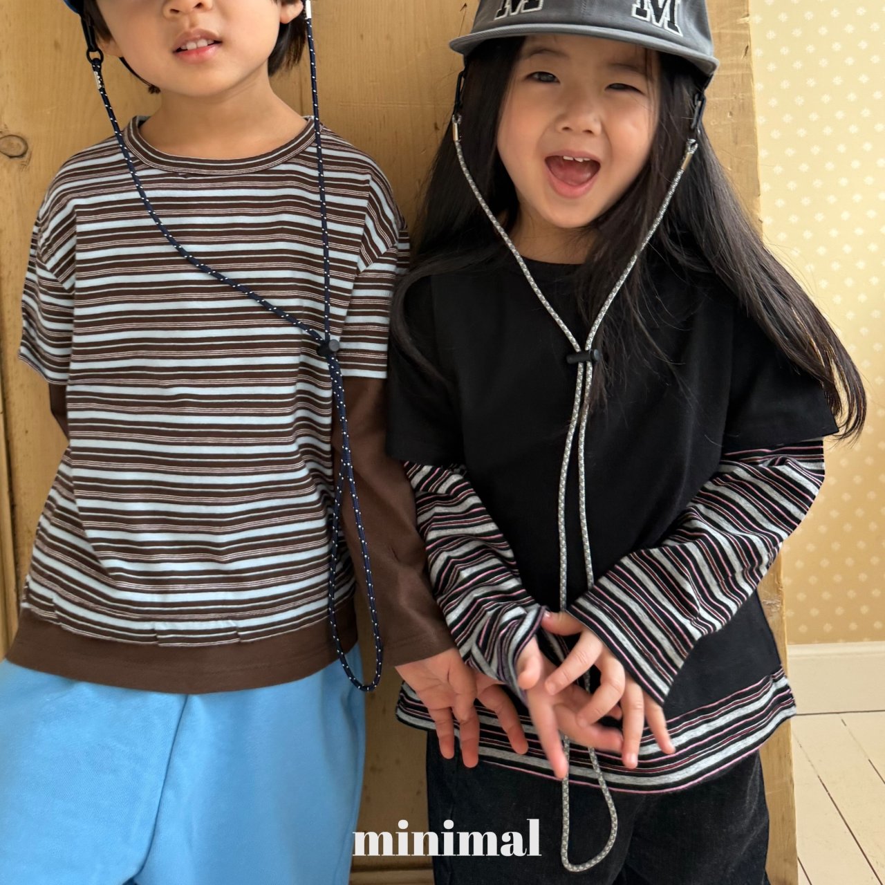 《予約》Double Layered T-shirt（adultまで） / MINIMAL