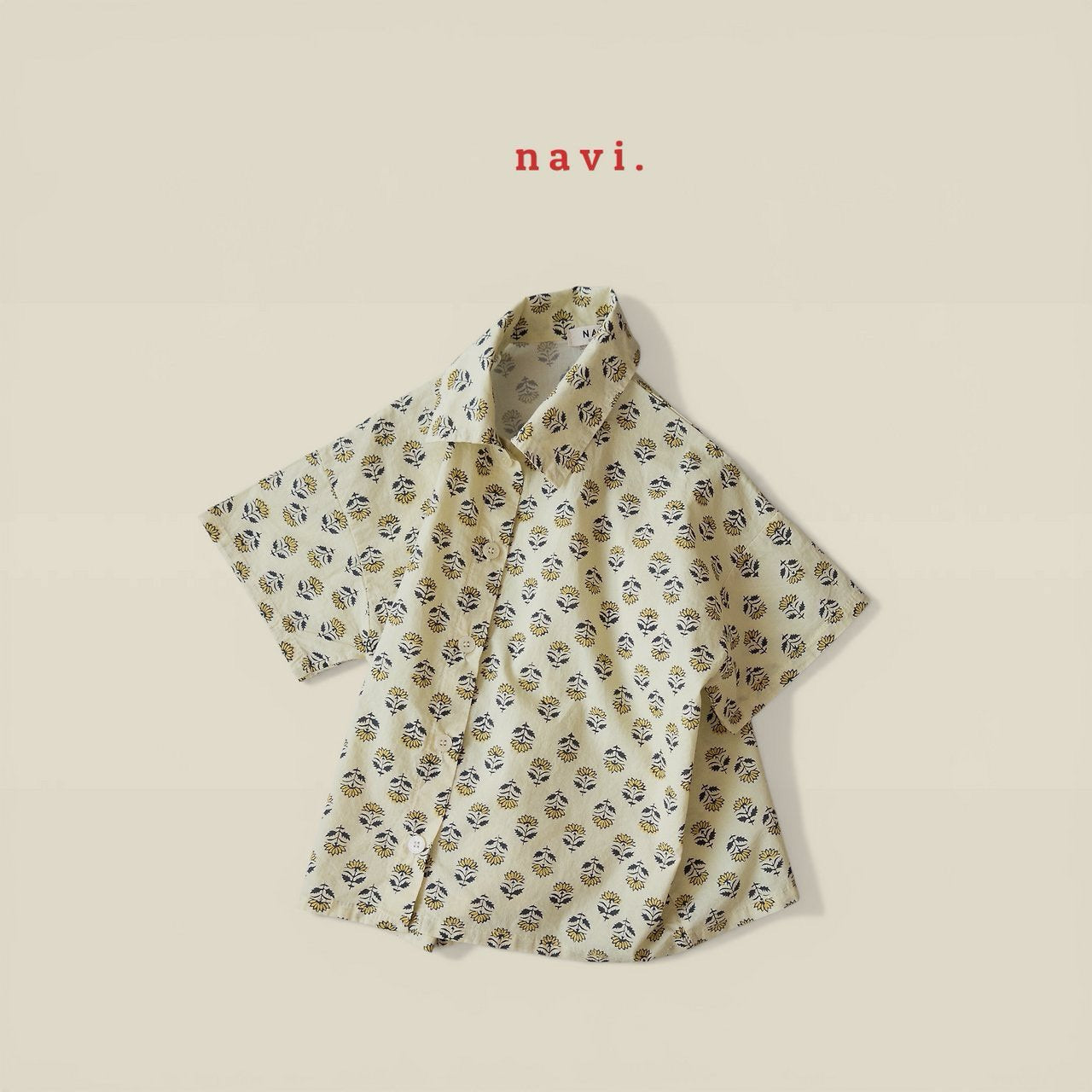 《予約》Canna Shirt / Navi