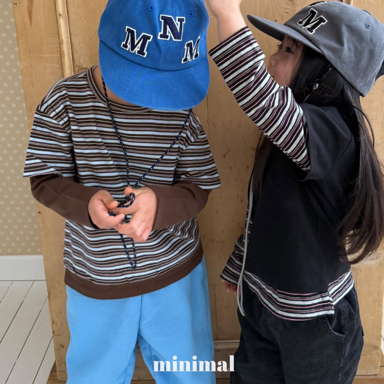 《予約》Double Layered T-shirt（adultまで） / MINIMAL