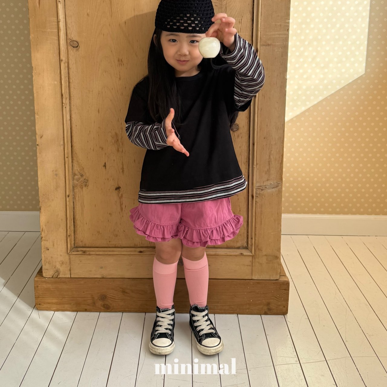 《予約》Double Layered T-shirt（adultまで） / MINIMAL