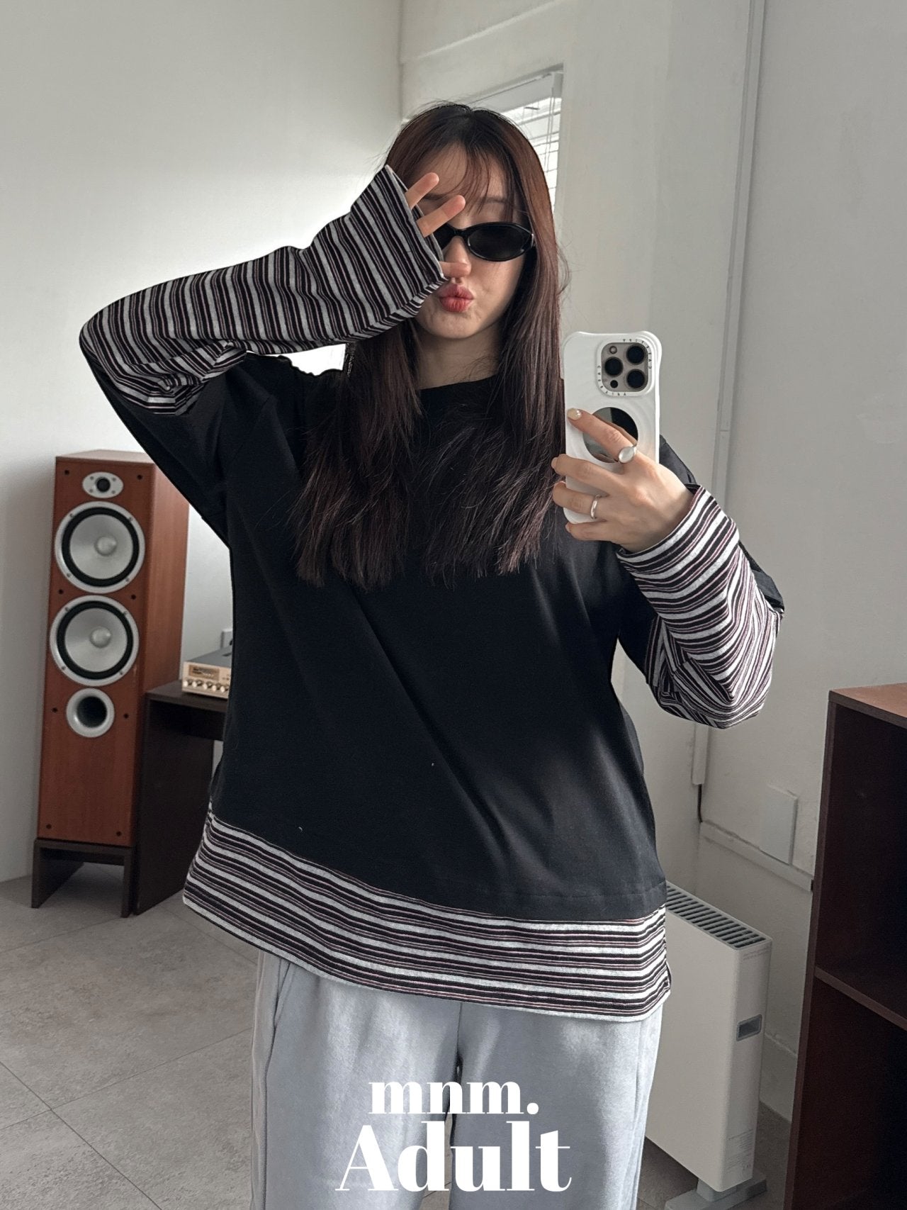 《予約》Double Layered T-shirt（adultまで） / MINIMAL