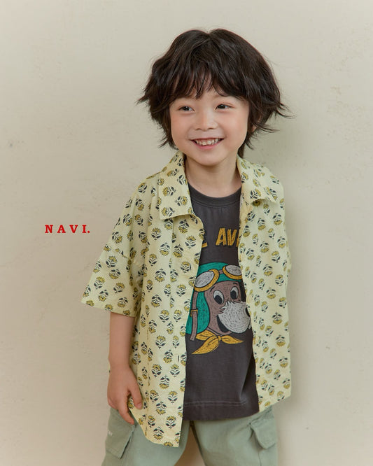 《予約》Canna Shirt / Navi