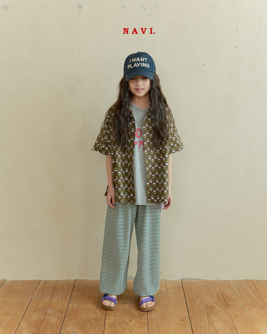《予約》Canna Shirt / Navi