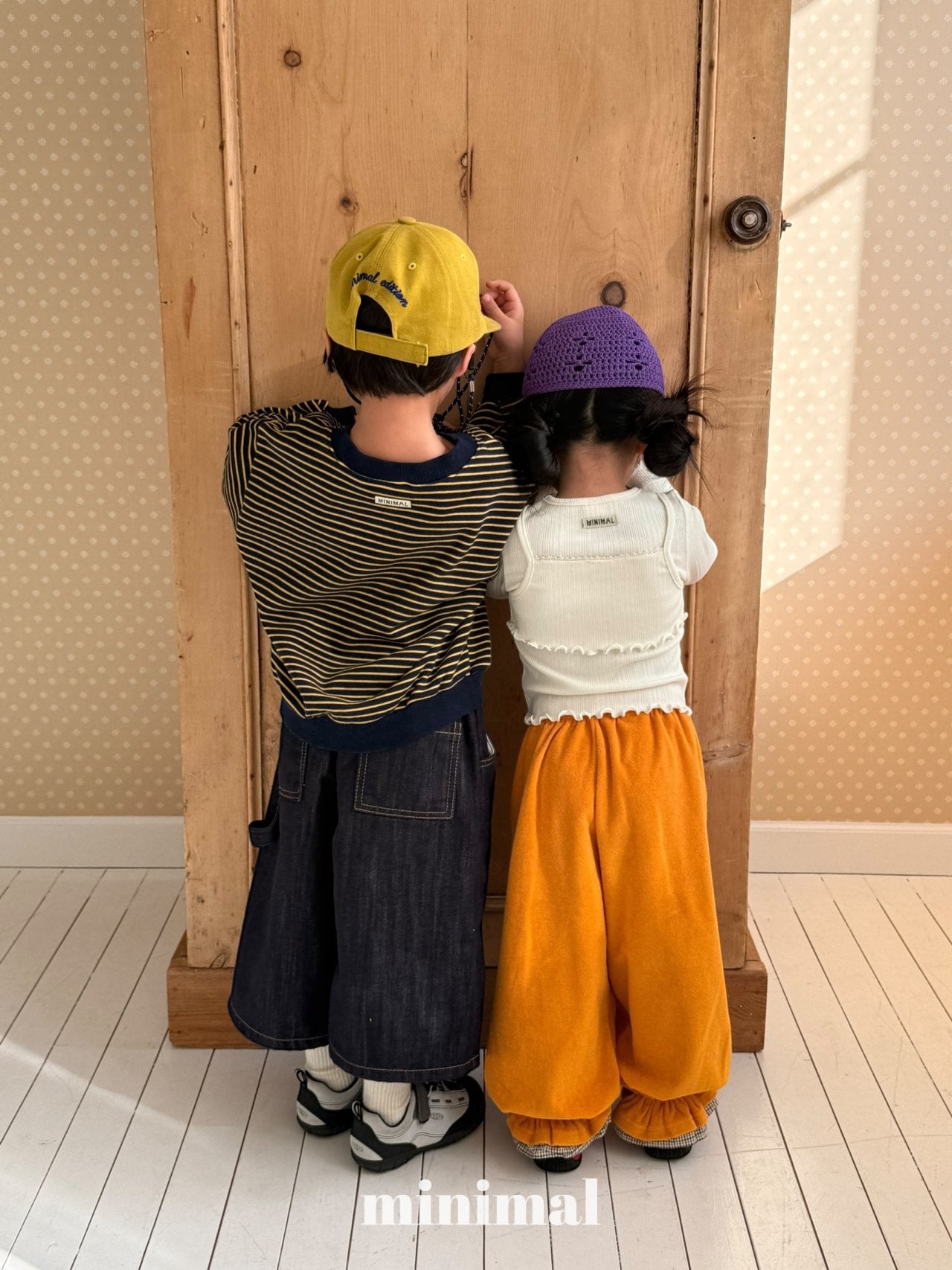 《予約》ST v-neck Sweatshirt（adultまで） / MINIMAL