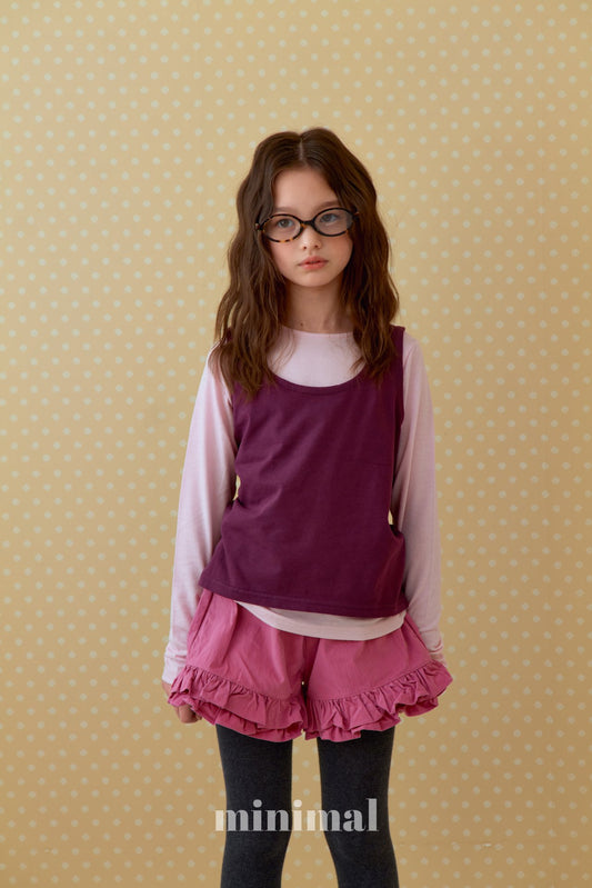 《予約》SS Tank Top（kids&jr） / MINIMAL