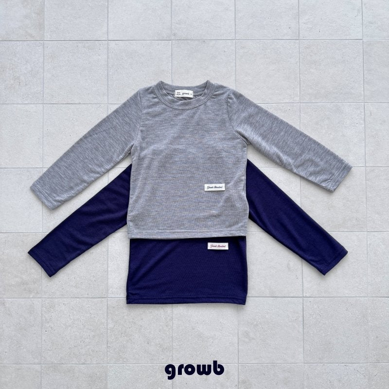 《予約》Label Tee / GROWB