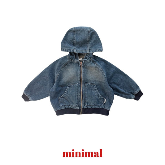 《予約》Road Denim Hooded Jumper / MINIMAL