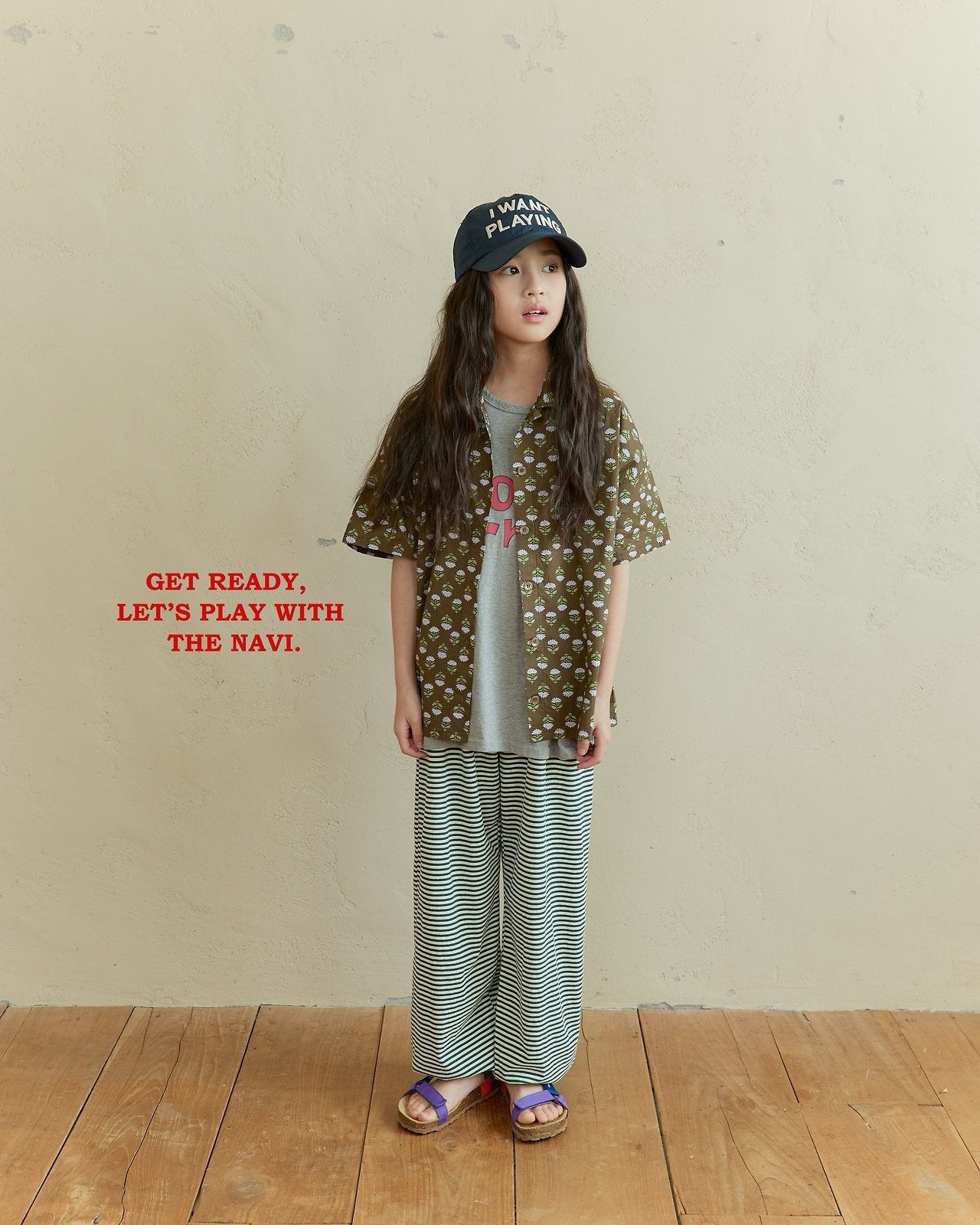 《予約》Line Pants / Navi