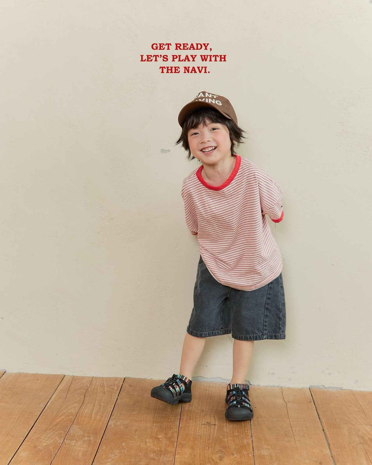 《予約》Curve Denim Pants / Navi