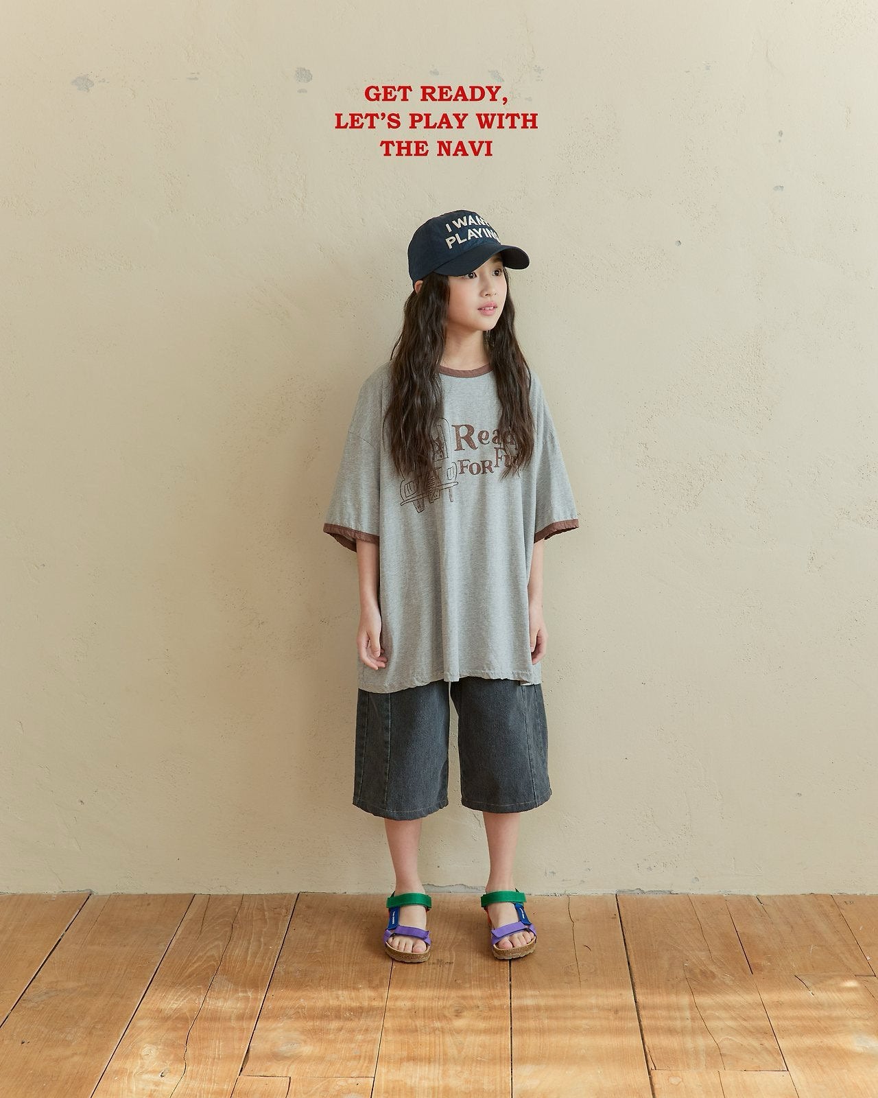 《予約》Curve Denim Pants / Navi