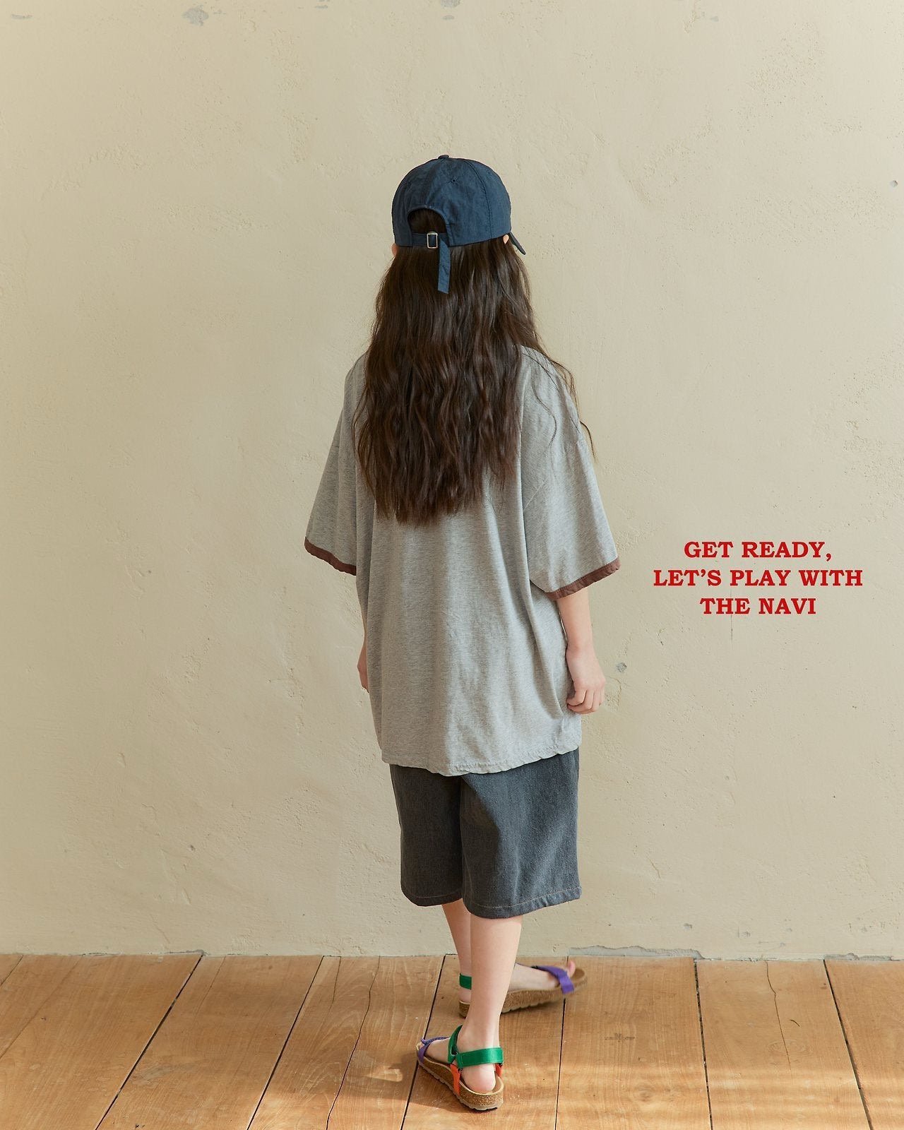 《予約》Curve Denim Pants / Navi