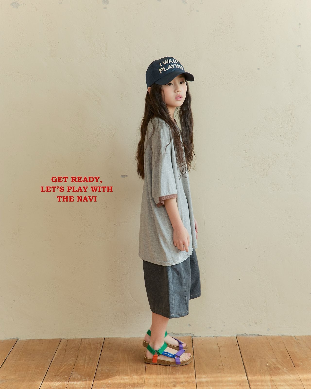 《予約》Curve Denim Pants / Navi