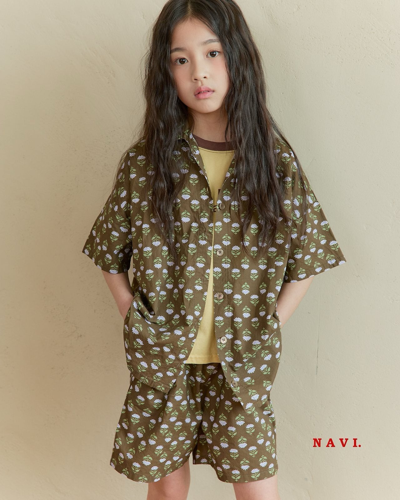 《予約》Canna Shirt / Navi