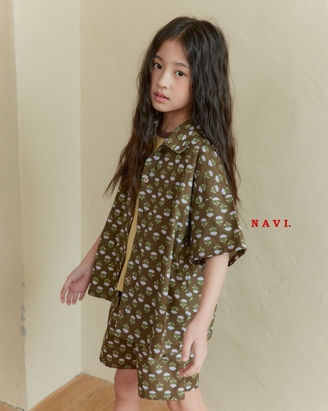 《予約》Canna Shirt / Navi