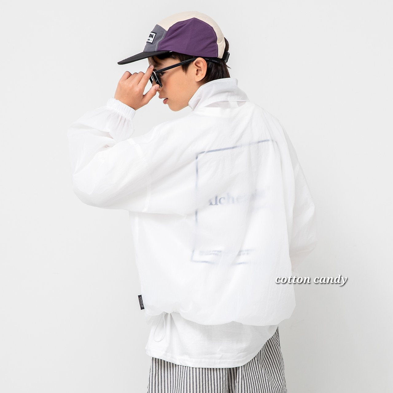 《予約》Champ Windbreaker / cotton candy