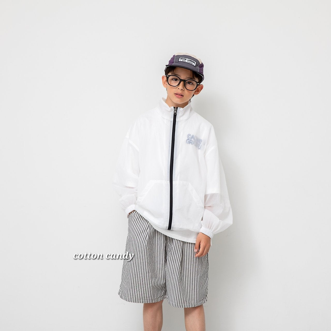 《予約》Champ Windbreaker / cotton candy