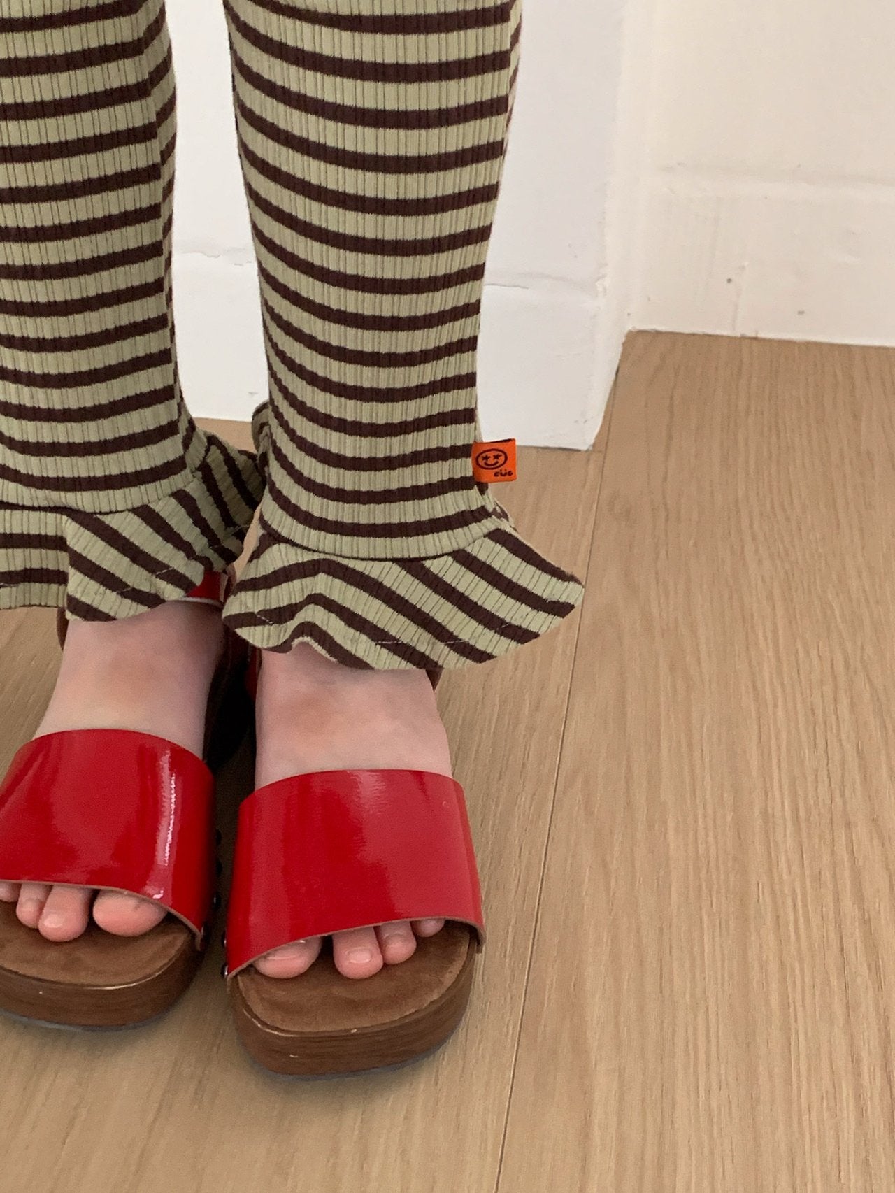 《予約》Boarder Leggings / Cantuccistudio