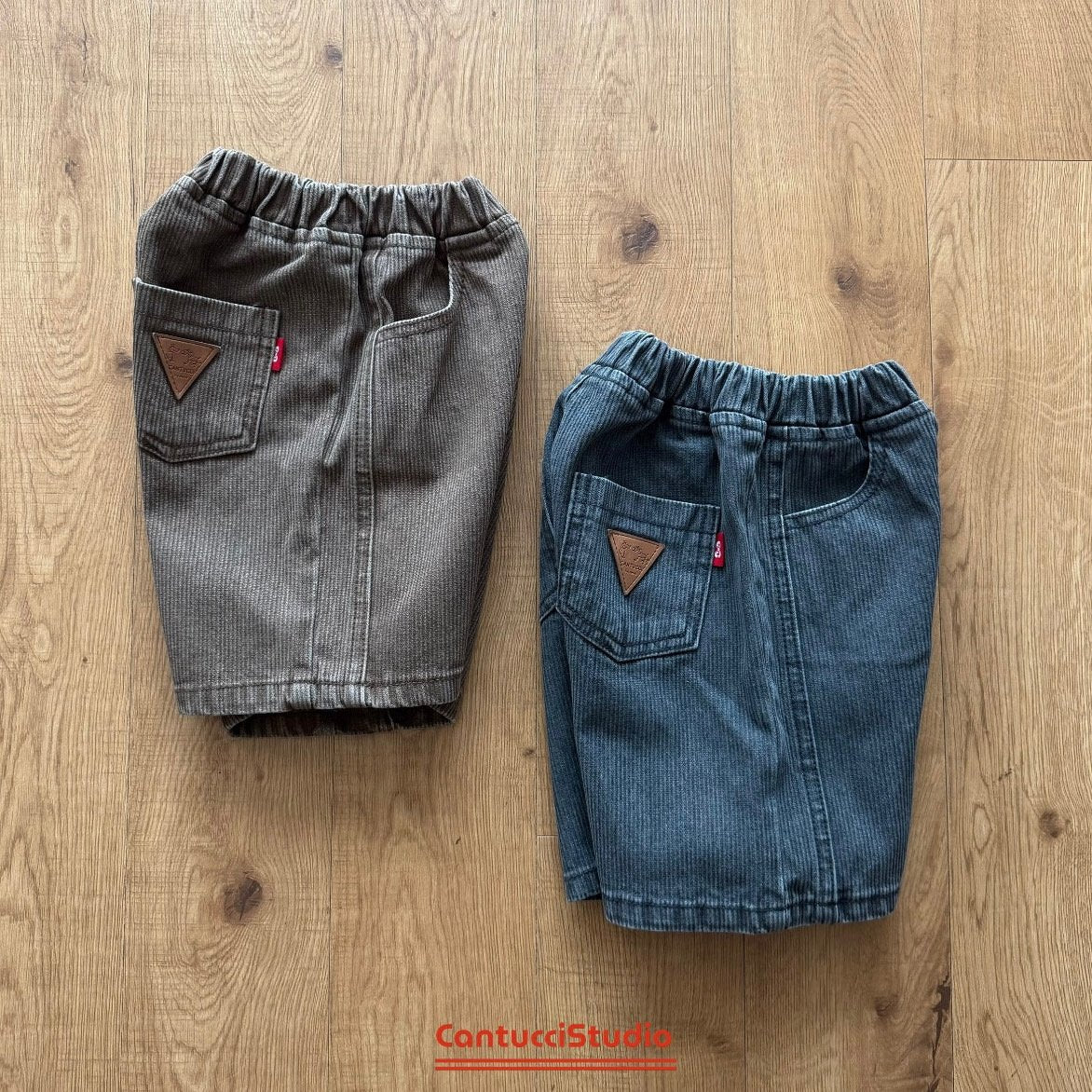 《予約》Smarty Denim Short / Cantuccistudio