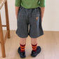 《予約》Smarty Denim Short / Cantuccistudio