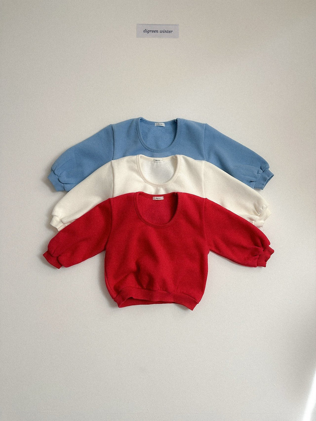 《予約》Deep U-Neck Sweat / digreen