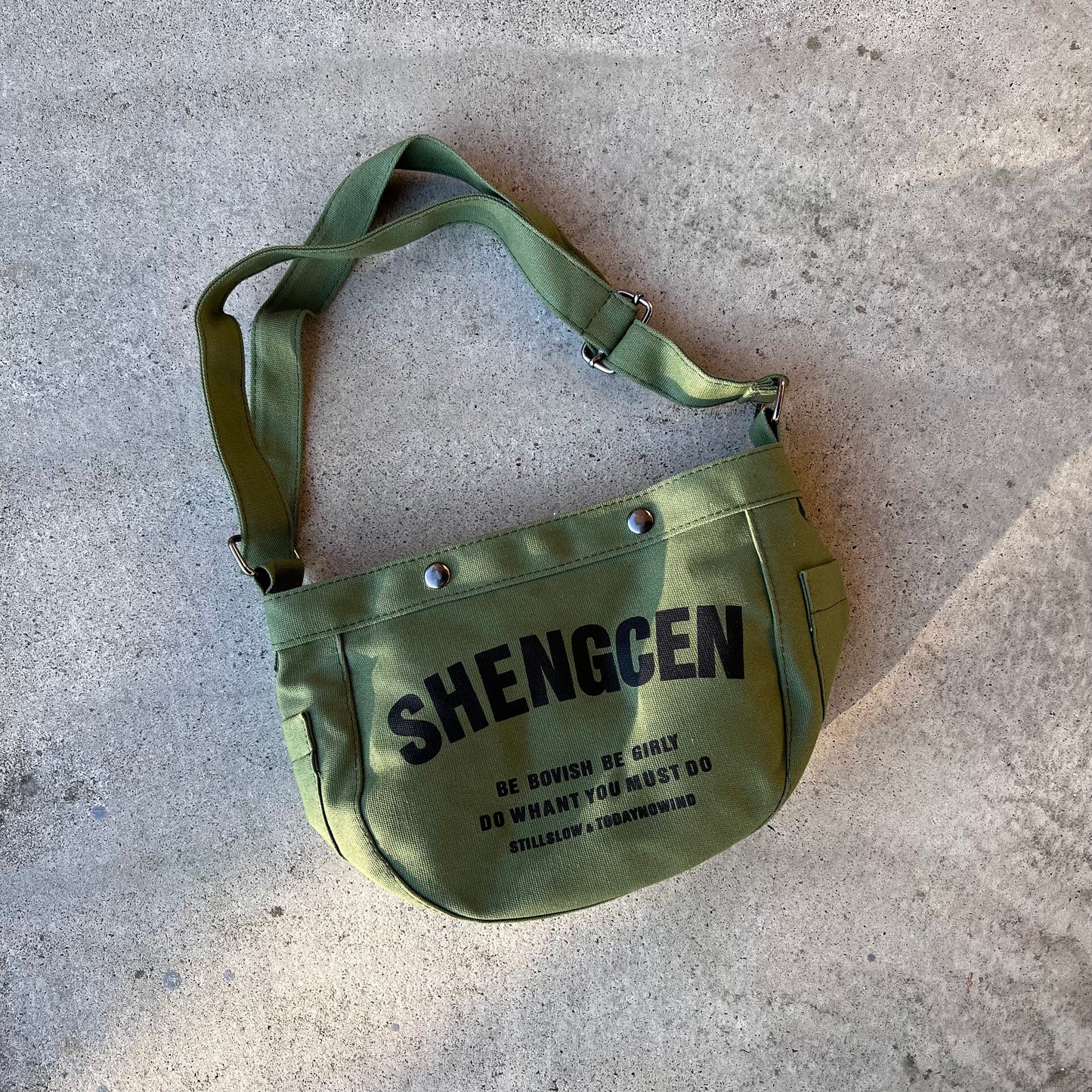 《即納》Canvas Messenger bag