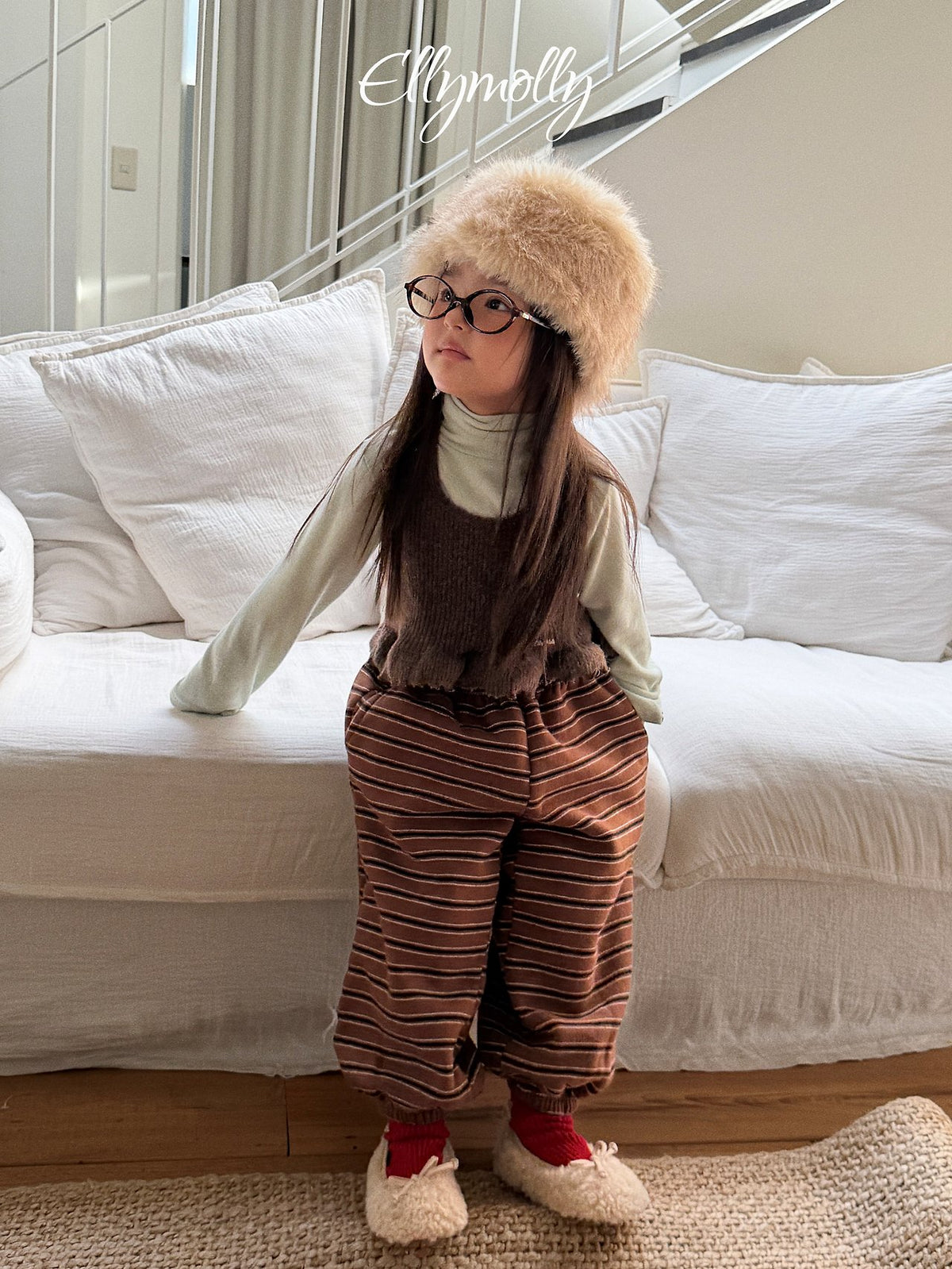 《予約》Toto Striped Jogger Pants / ELLY MOLLY