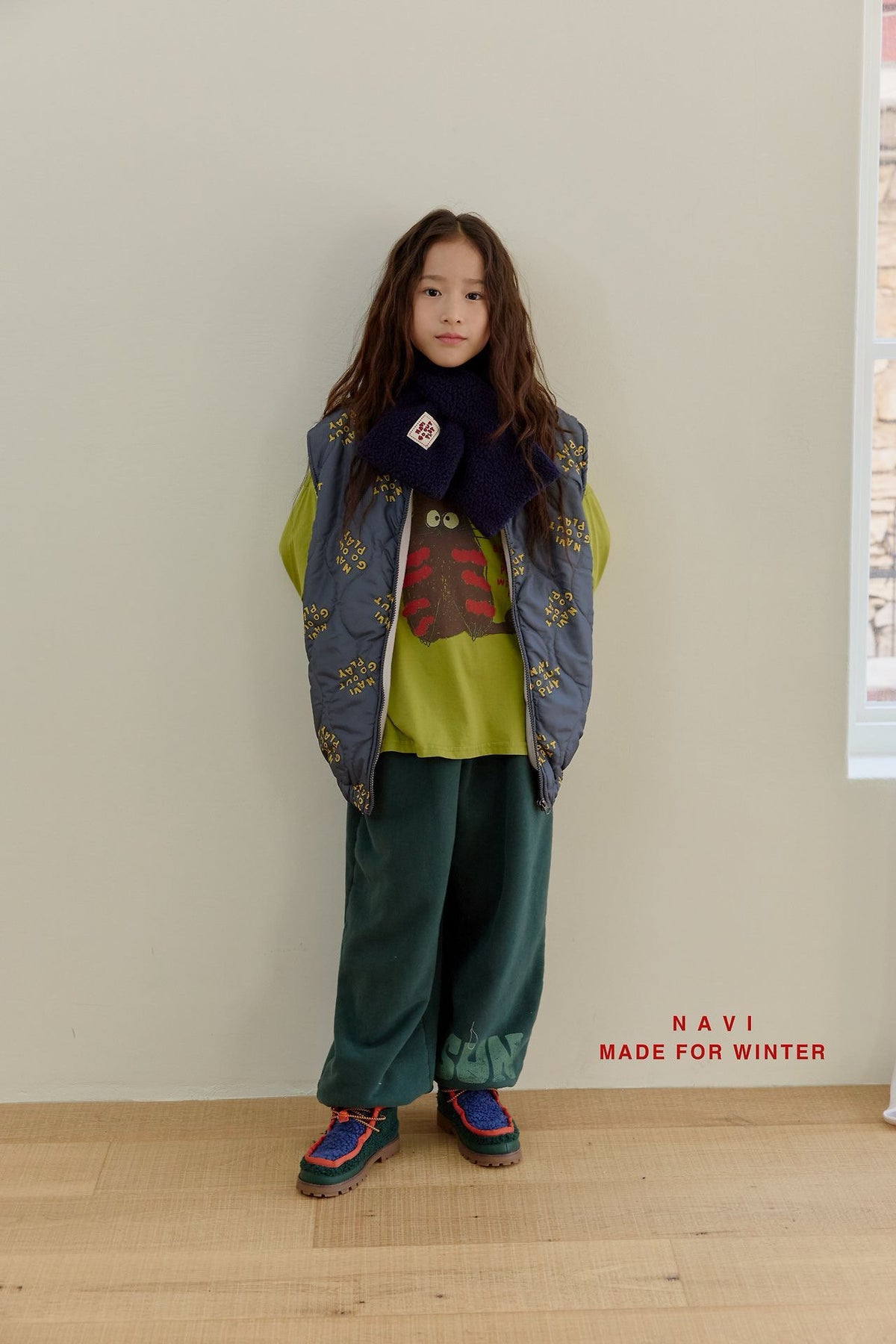 《予約》Vintage Cat L/S Tee / NAVI