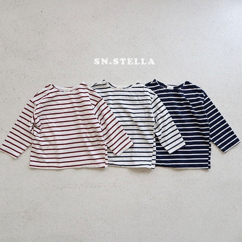 《予約》Basic Stripe Tee / SN.STELLA