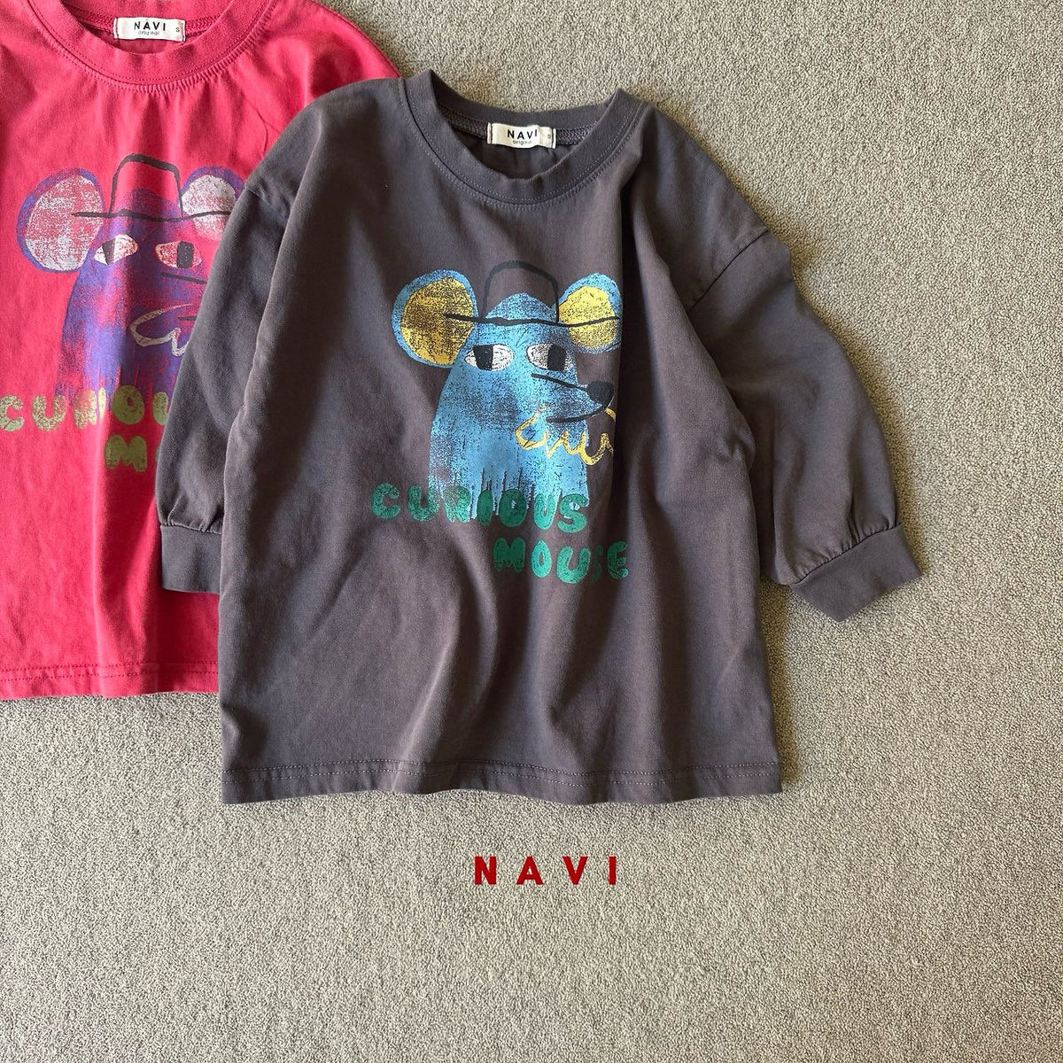《予約》Mouse L/S Tee / NAVI