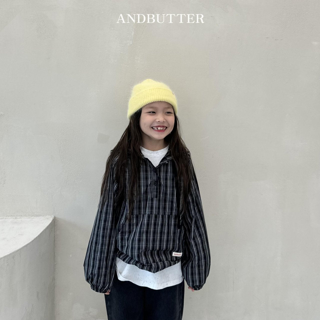 《予約》Check Hood Anorak / andbutter