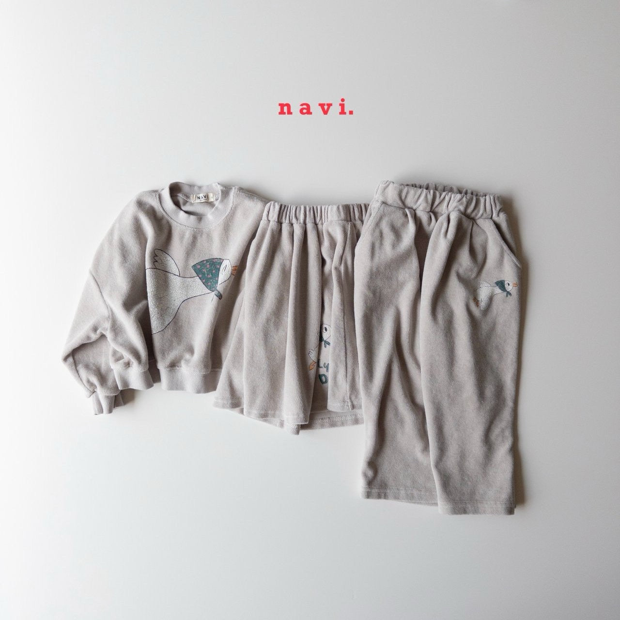 《予約》Fly Duck Skirt / Navi.