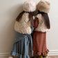 《予約》Fleece Frill Long Dress / ELLY MOLLY