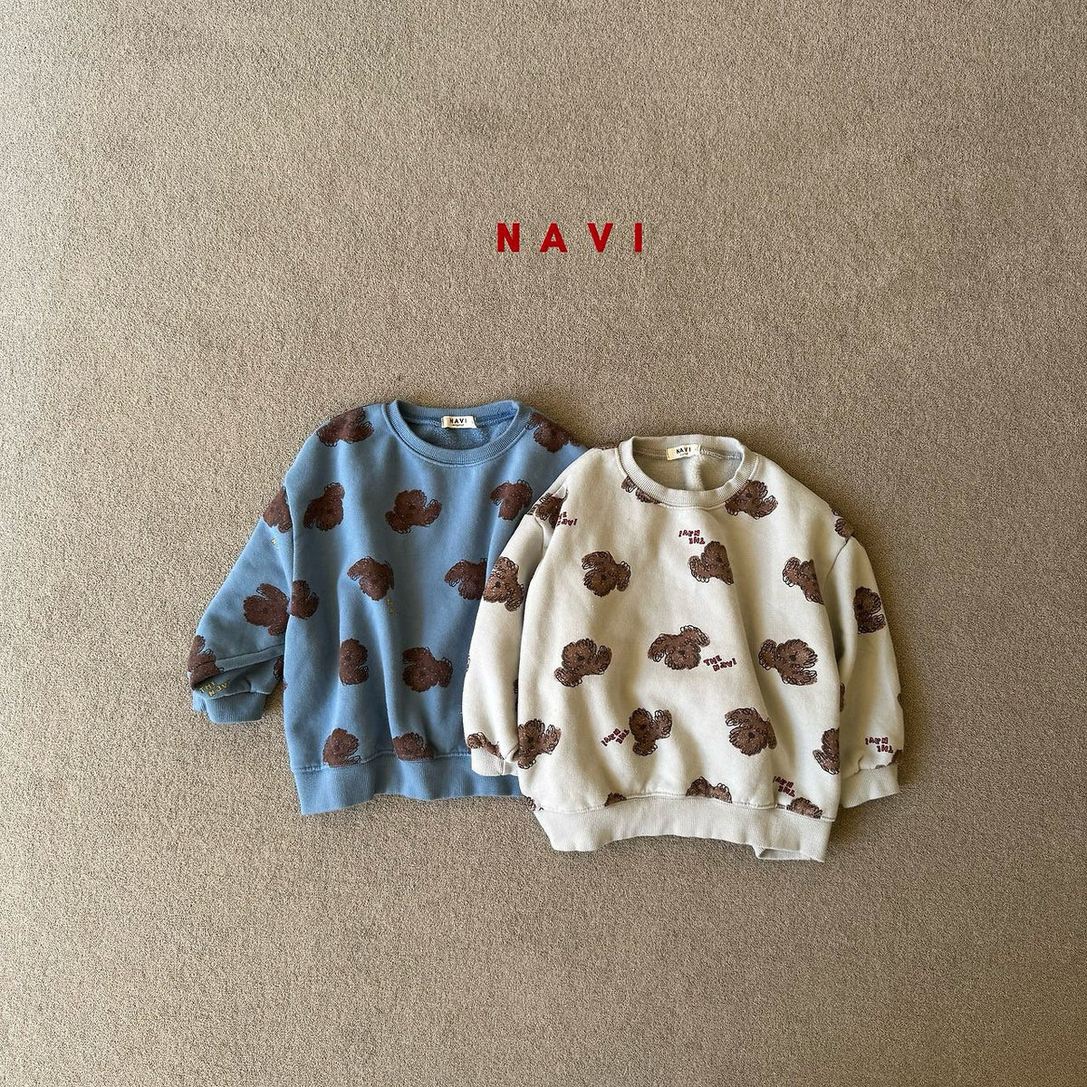 《予約》Poochi Sweatshirt / NAVI