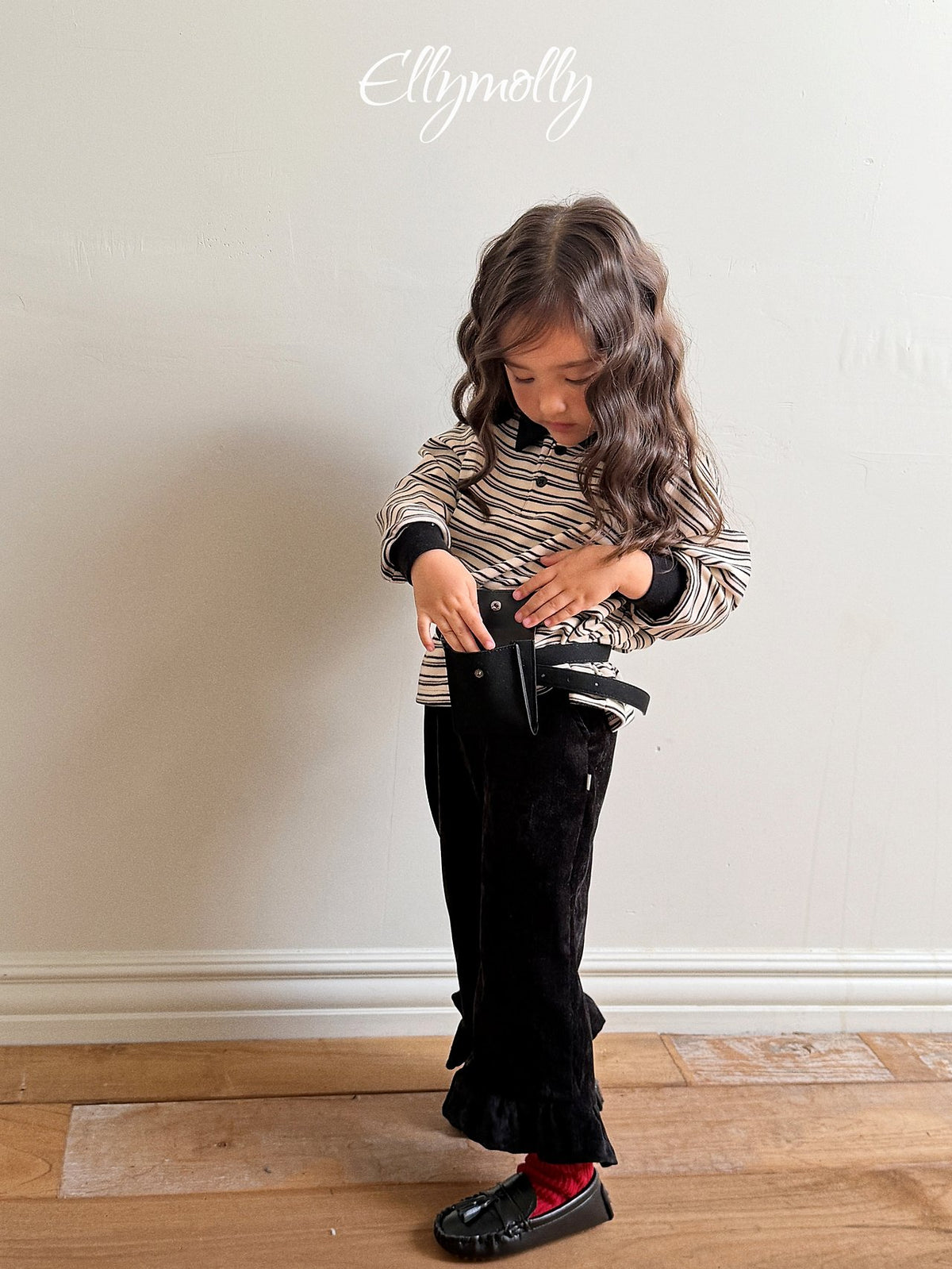 《予約》Holic Brushed Frill Pants / ELLY MOLLY