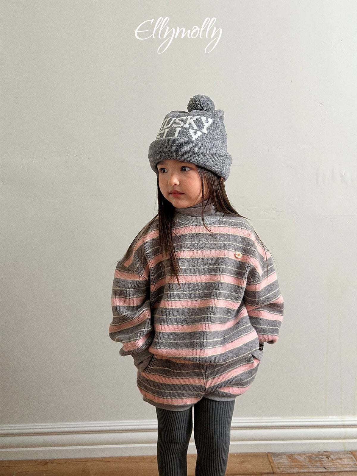 《予約》Husky Pom Pom Beanie / ELLY MOLLY