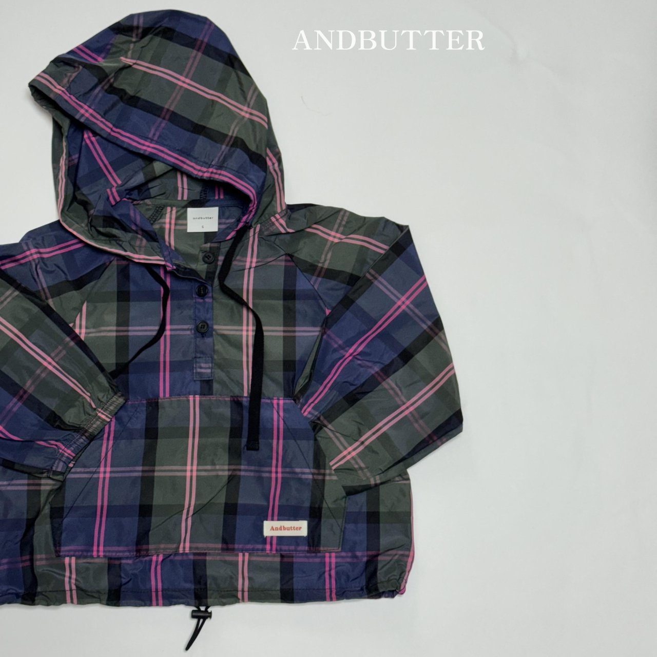 《予約》Check Hood Anorak / andbutter