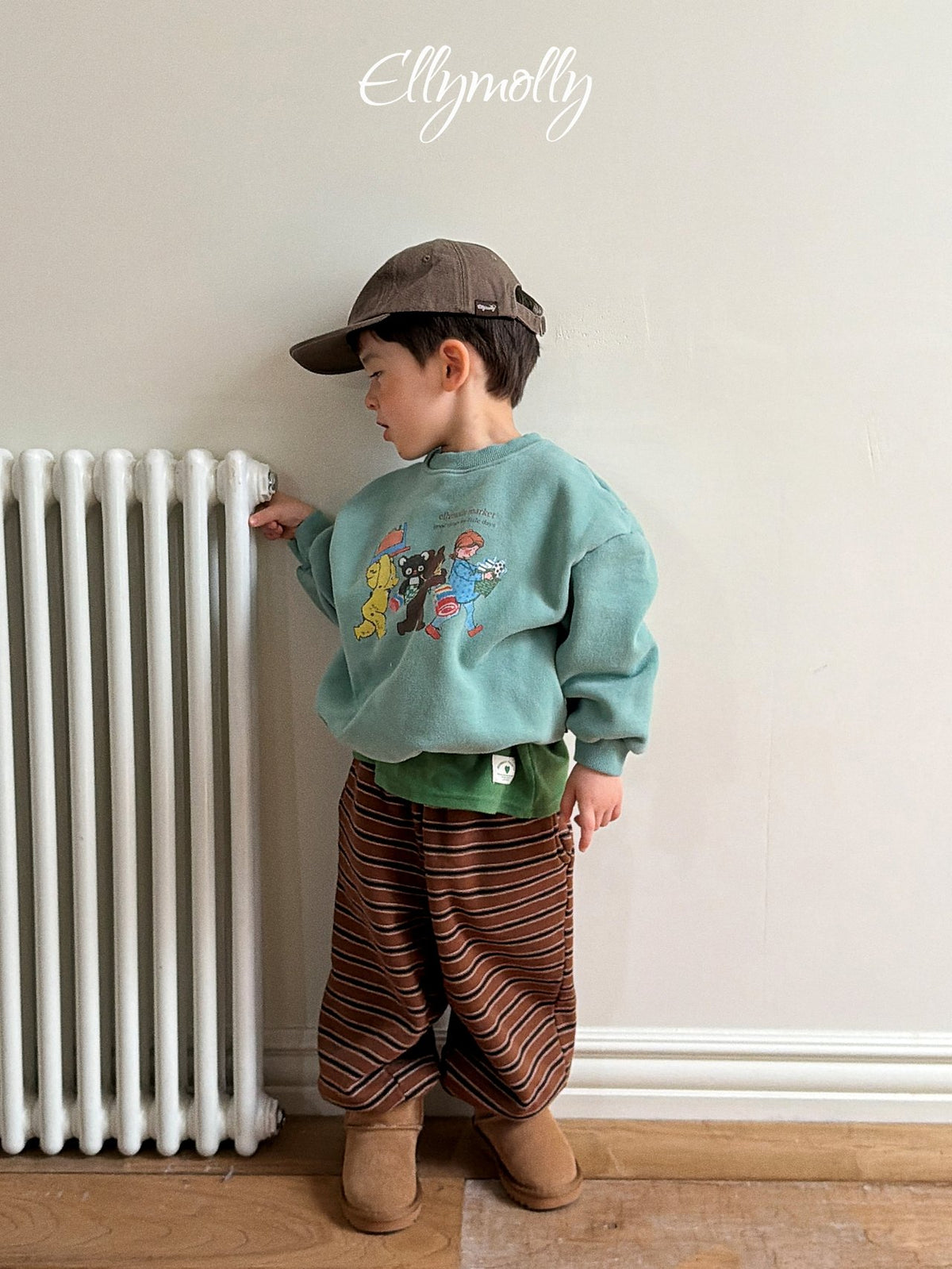 《予約》Market Friends Sweatshirt / ELLY MOLLY