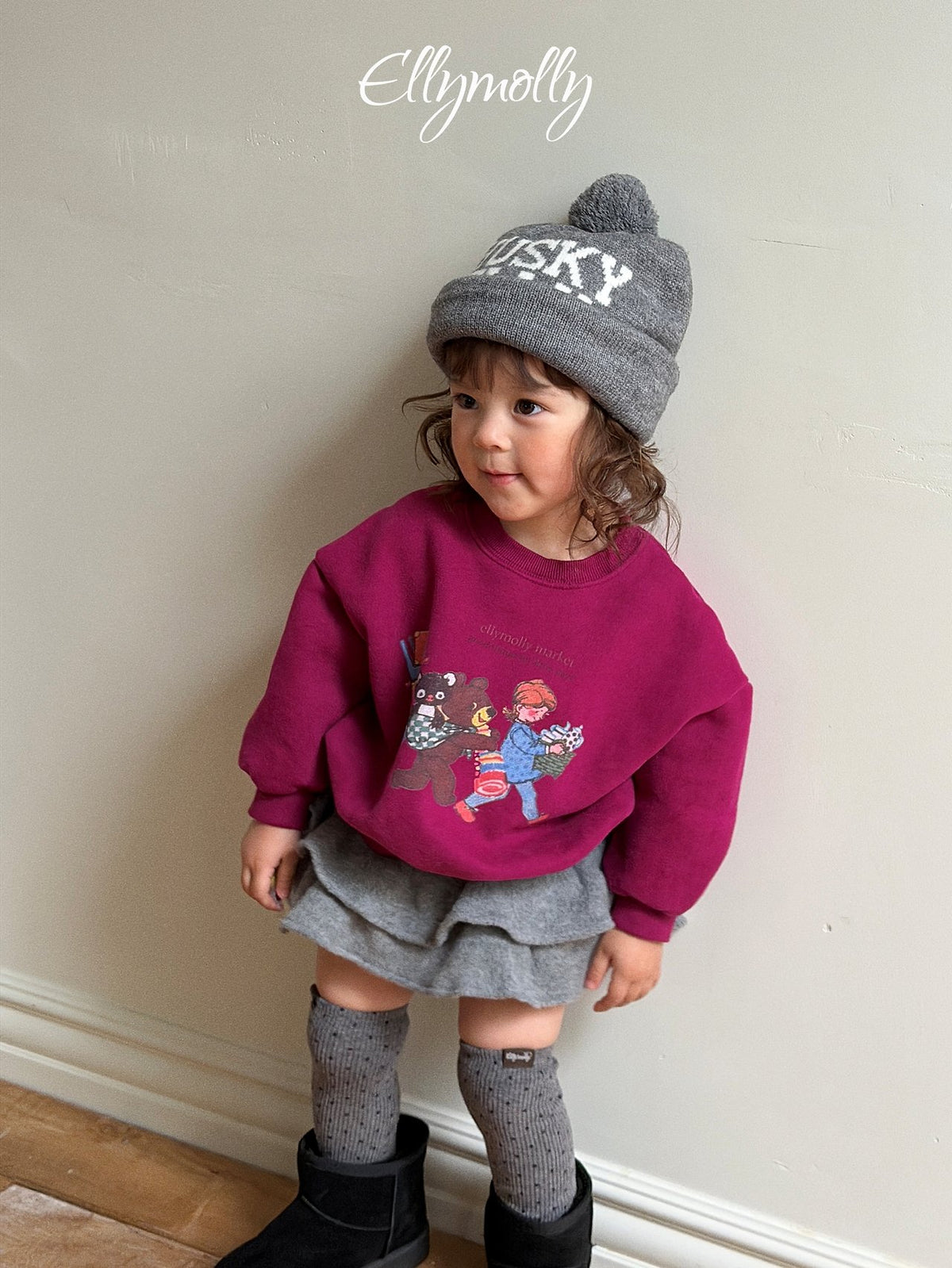 《予約》Market Friends Sweatshirt / ELLY MOLLY