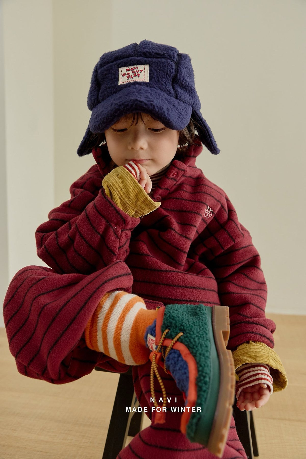 《予約》Fleece Pants / NAVI