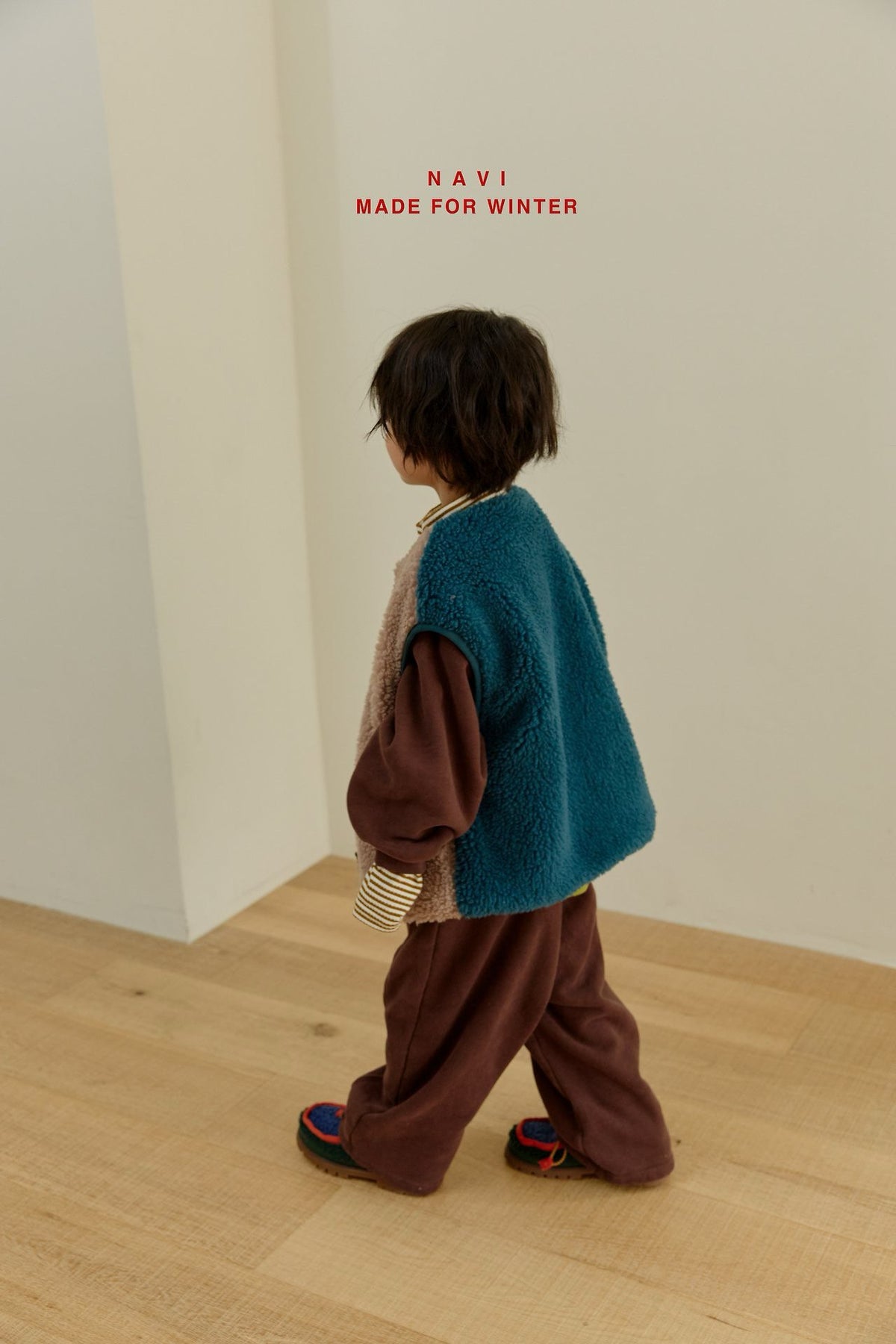 《予約》Dumble Fleece Vest / NAVI