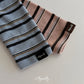 《予約》Snow Warmer Striped Turtleneck Tee / ELLY MOLLY