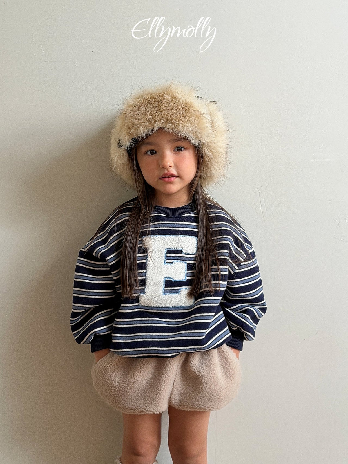 《予約》Fur Earflap Padded Hat / ELLY MOLLY