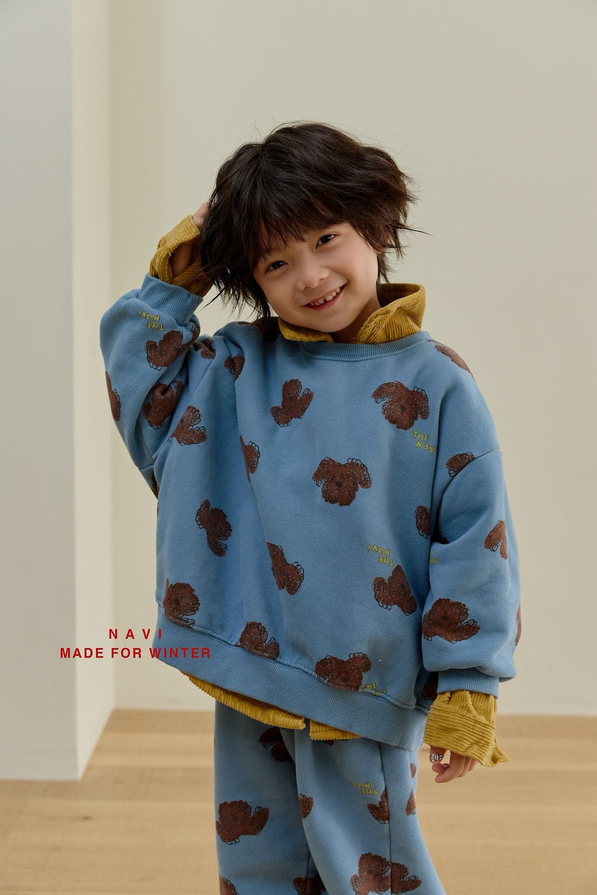 《予約》Poochi Sweatshirt / NAVI