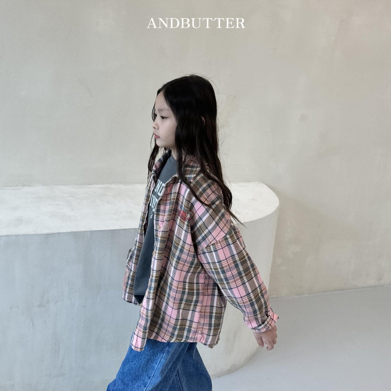 《予約》Musee Check Shirt / andbutter