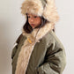《予約》Fur Earflap Padded Hat / ELLY MOLLY