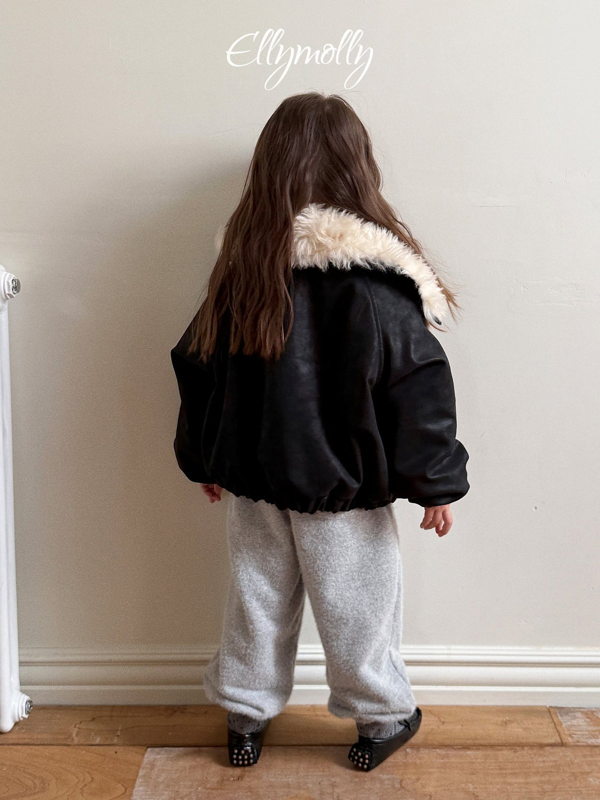 《予約》Big Collar Shearling Jacket / ELLY MOLLY