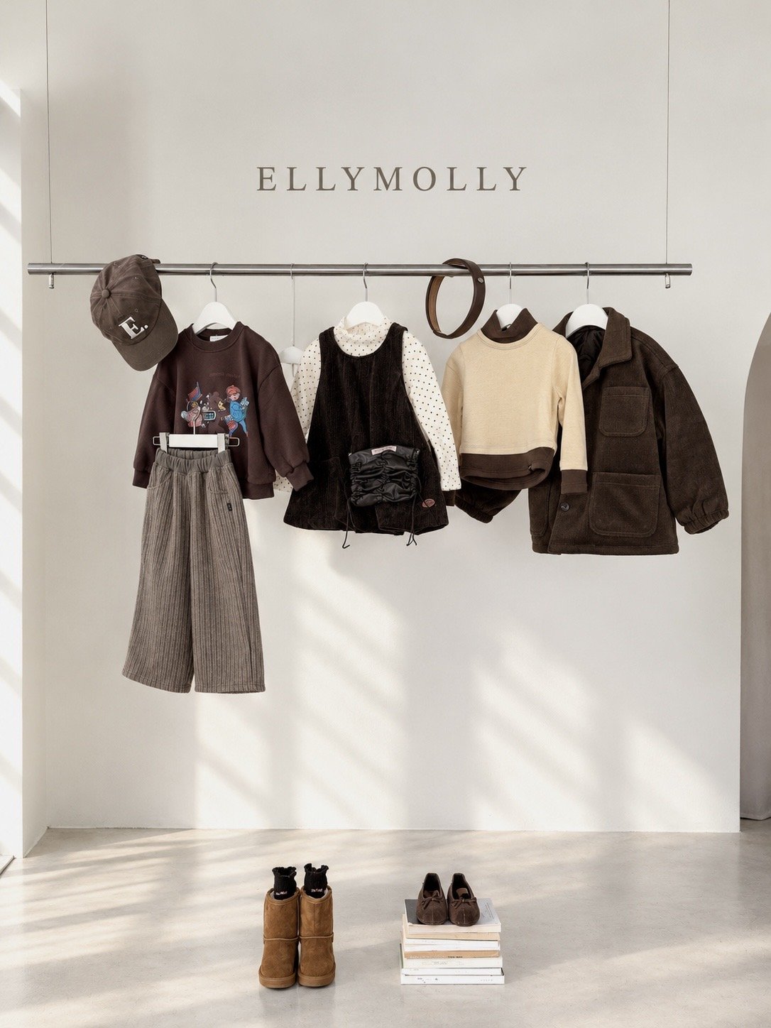 《予約》 Fluffy Wool Coat / ELLY MOLLY