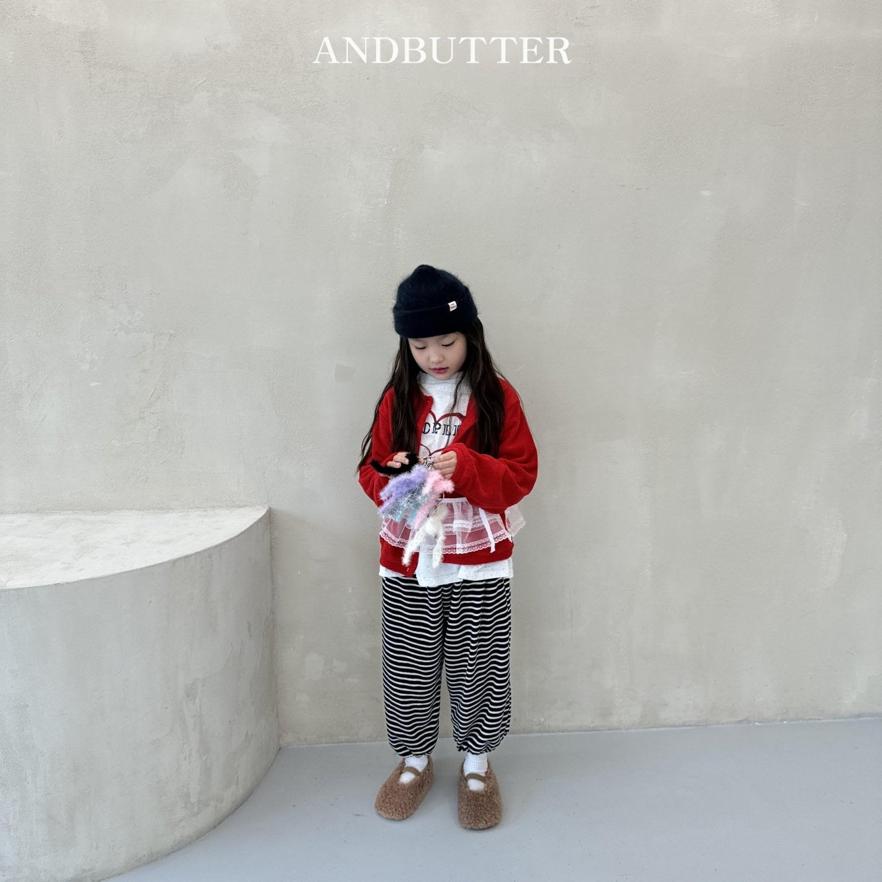 《予約》Twinkly Ribbon Keyring / andbutter