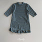 《予約》Fleece Frill Long Dress / ELLY MOLLY