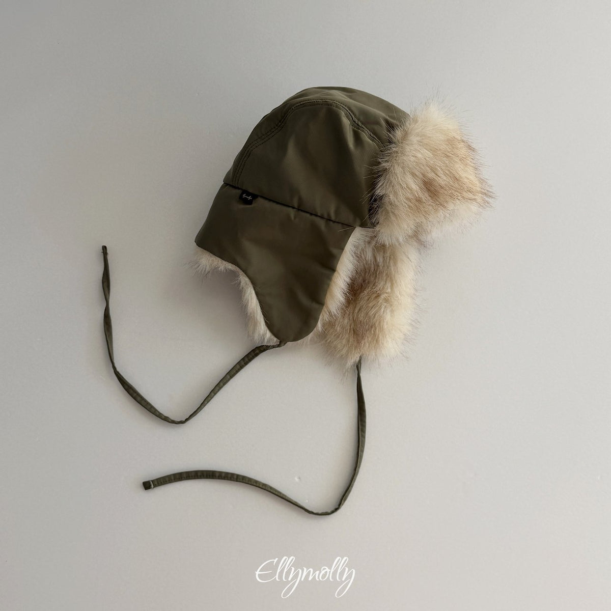 《予約》Fur Earflap Padded Hat / ELLY MOLLY